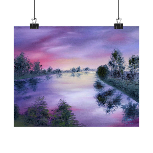 Lavender Lake - Matte Poster Print
