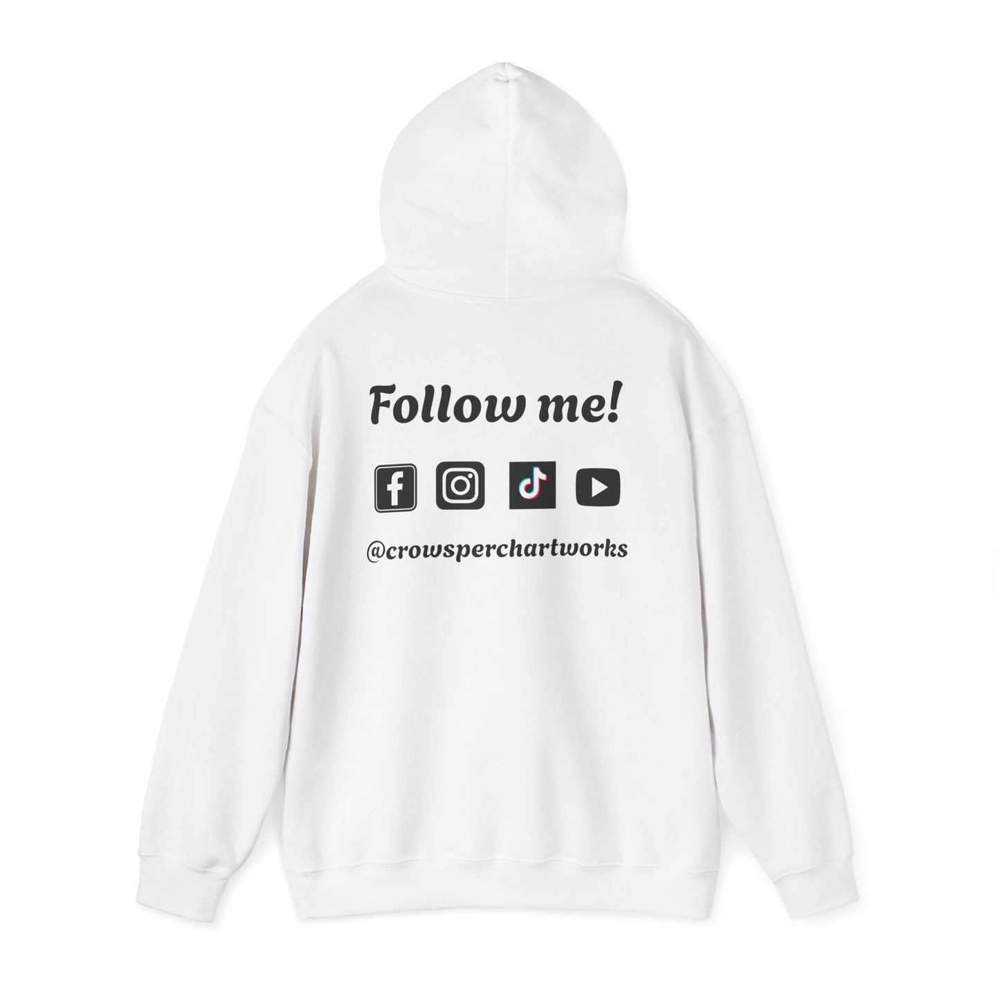 Crow's Perch Artworks Graphic Hoodie, Cozy Sweatshirt Gift, Stylish Layering Piece, Everyday Fashion Statement