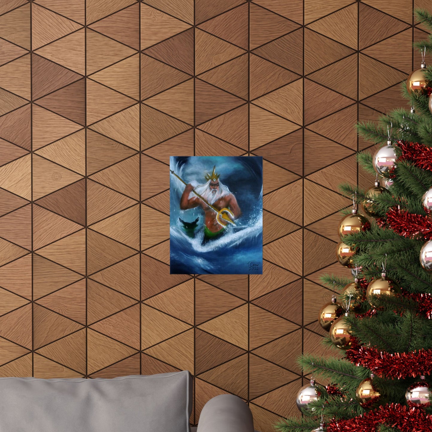 Trident of Final Tides - Matte Poster Print