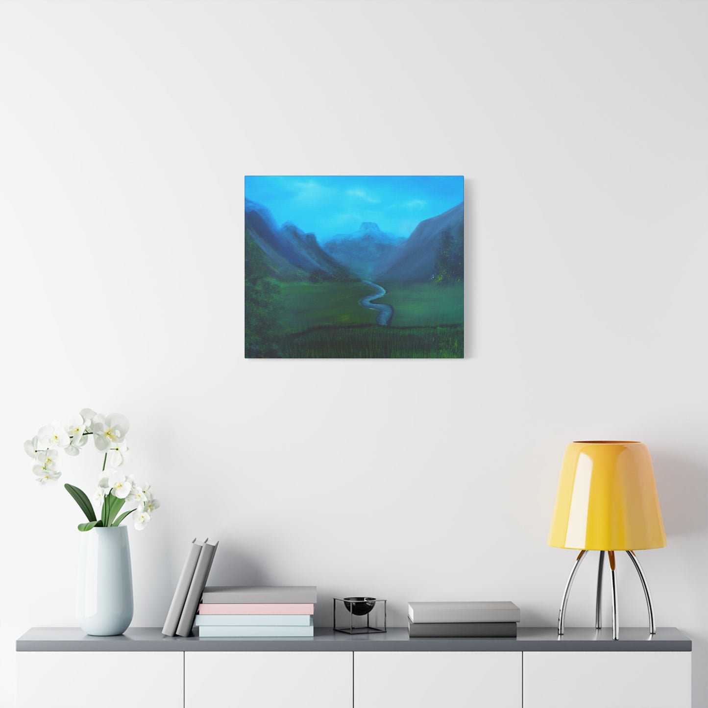 Whispers of the Valley - Serene Landscape Print