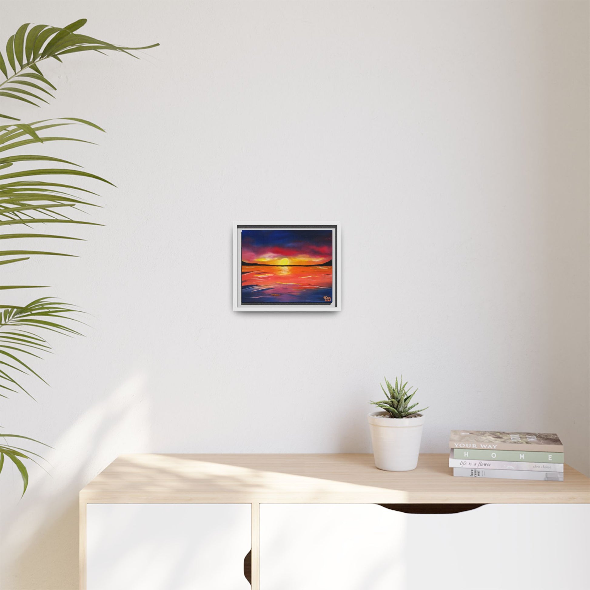 Coastal Dreams - Framed Canvas Print Printify