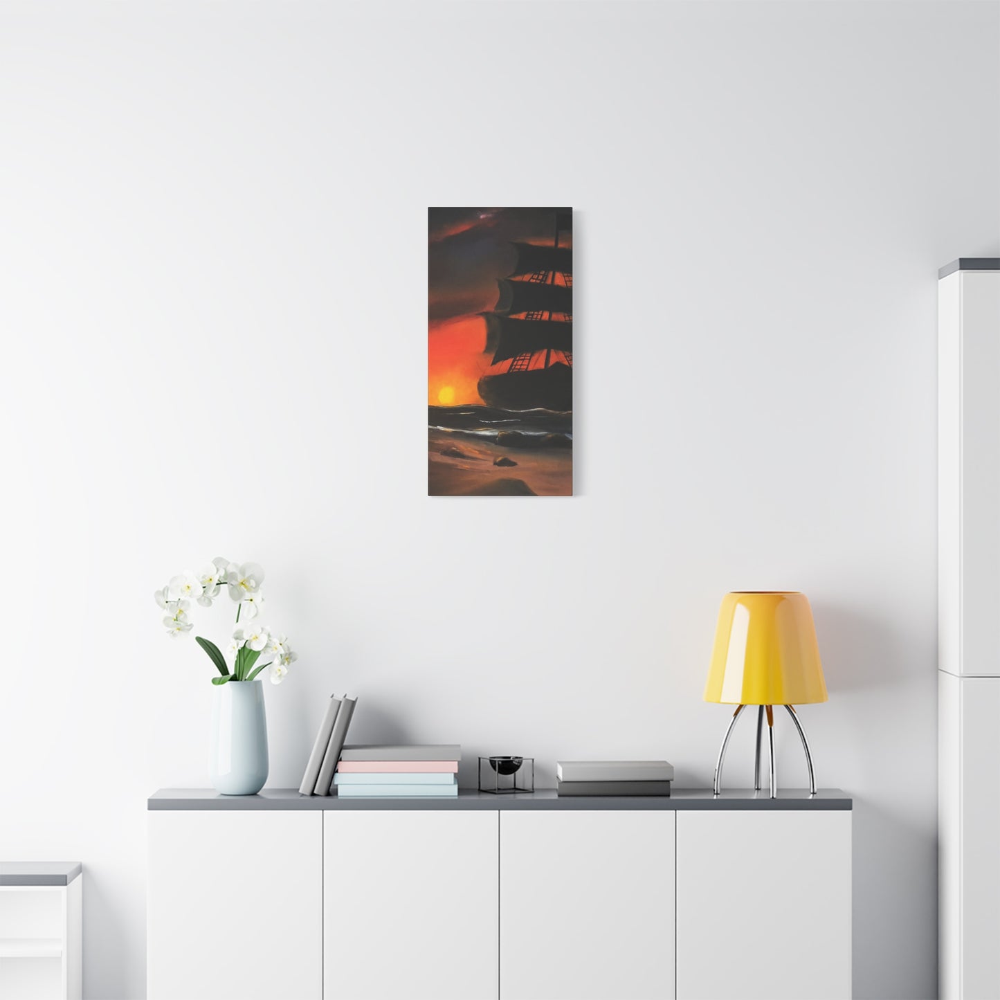 Pirate Ship Panel 2 - Canvas Print Printify