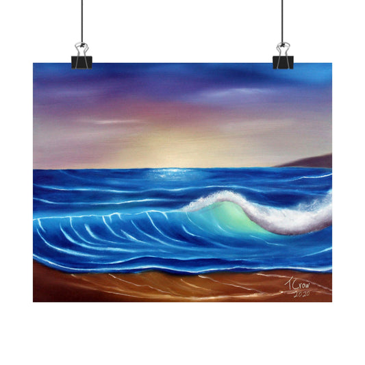 Ocean Wave - Matte Poster Print
