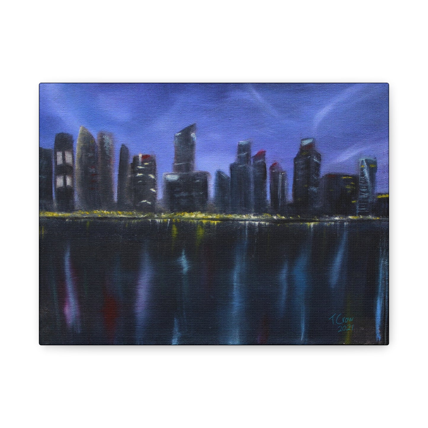 Cityscape Canvas Wall Art - Urban Skyline Decor