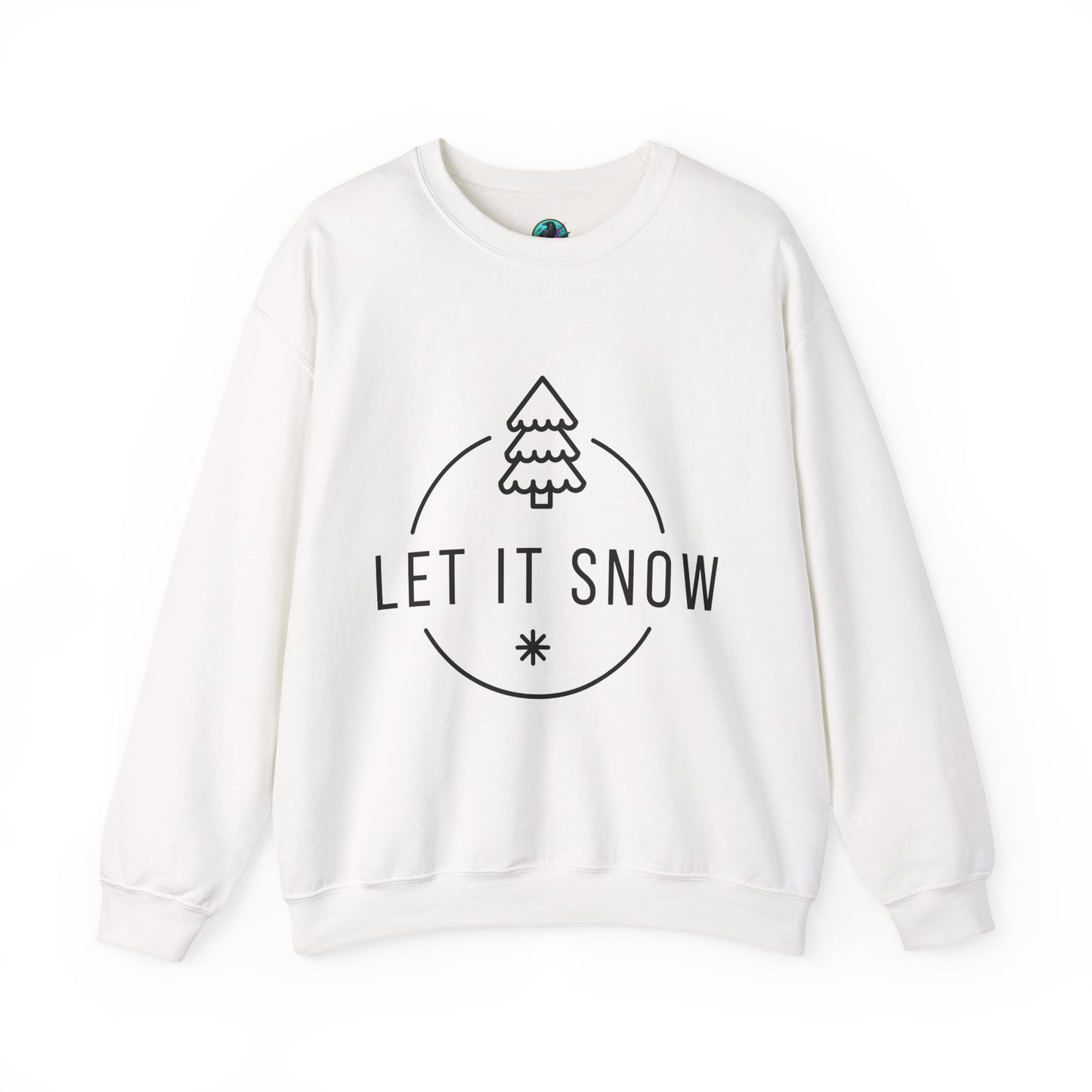 Cozy Holiday Sweatshirt - Let It Snow, Christmas Gift, Winter Apparel, Unisex Crewneck, Festive Outfit, Gift for Her