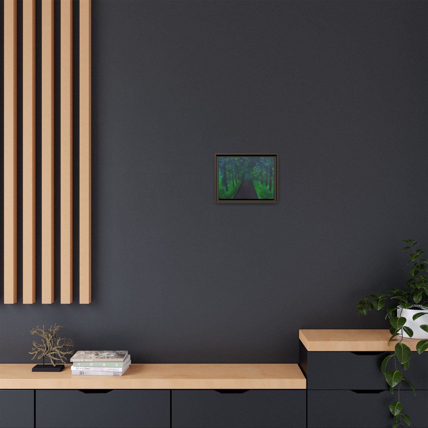 Mystical Forest - Framed Canvas Print