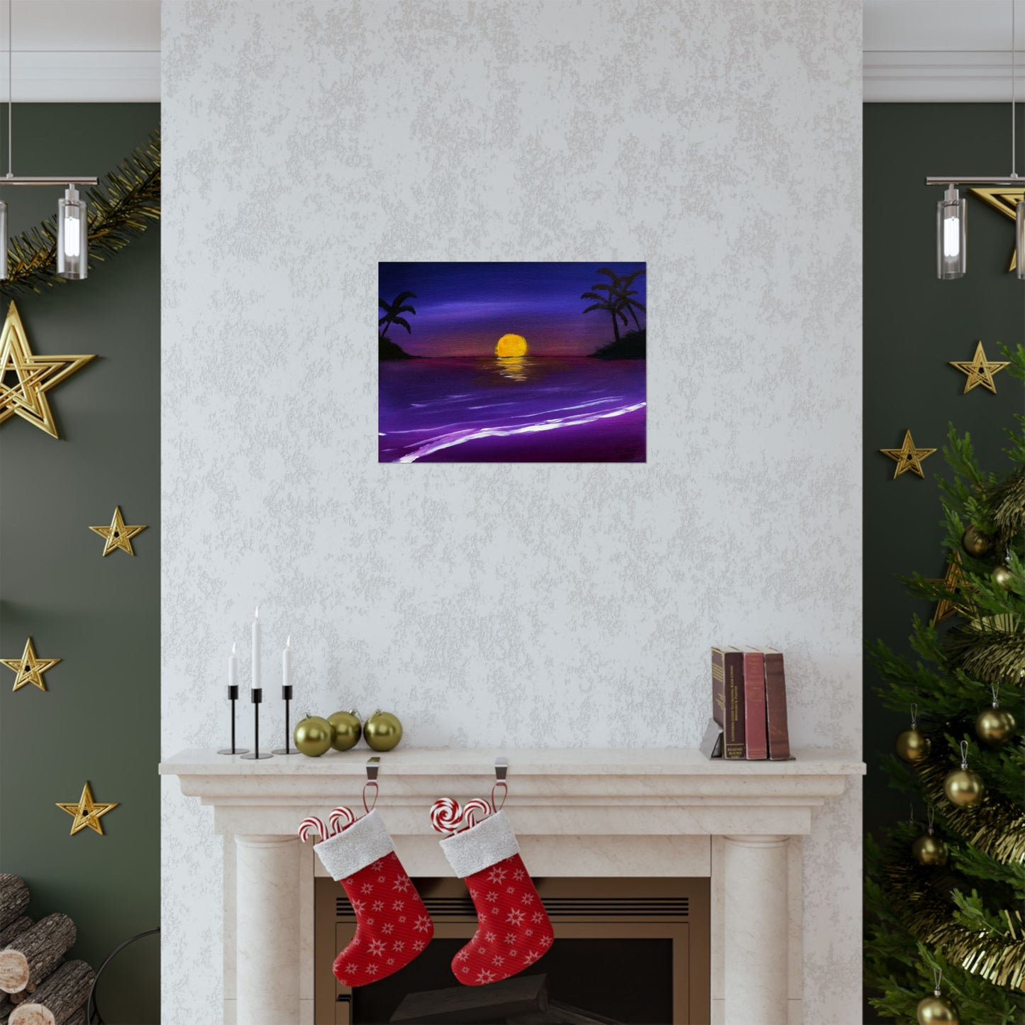 Amethyst Shore - Matte Poster Print
