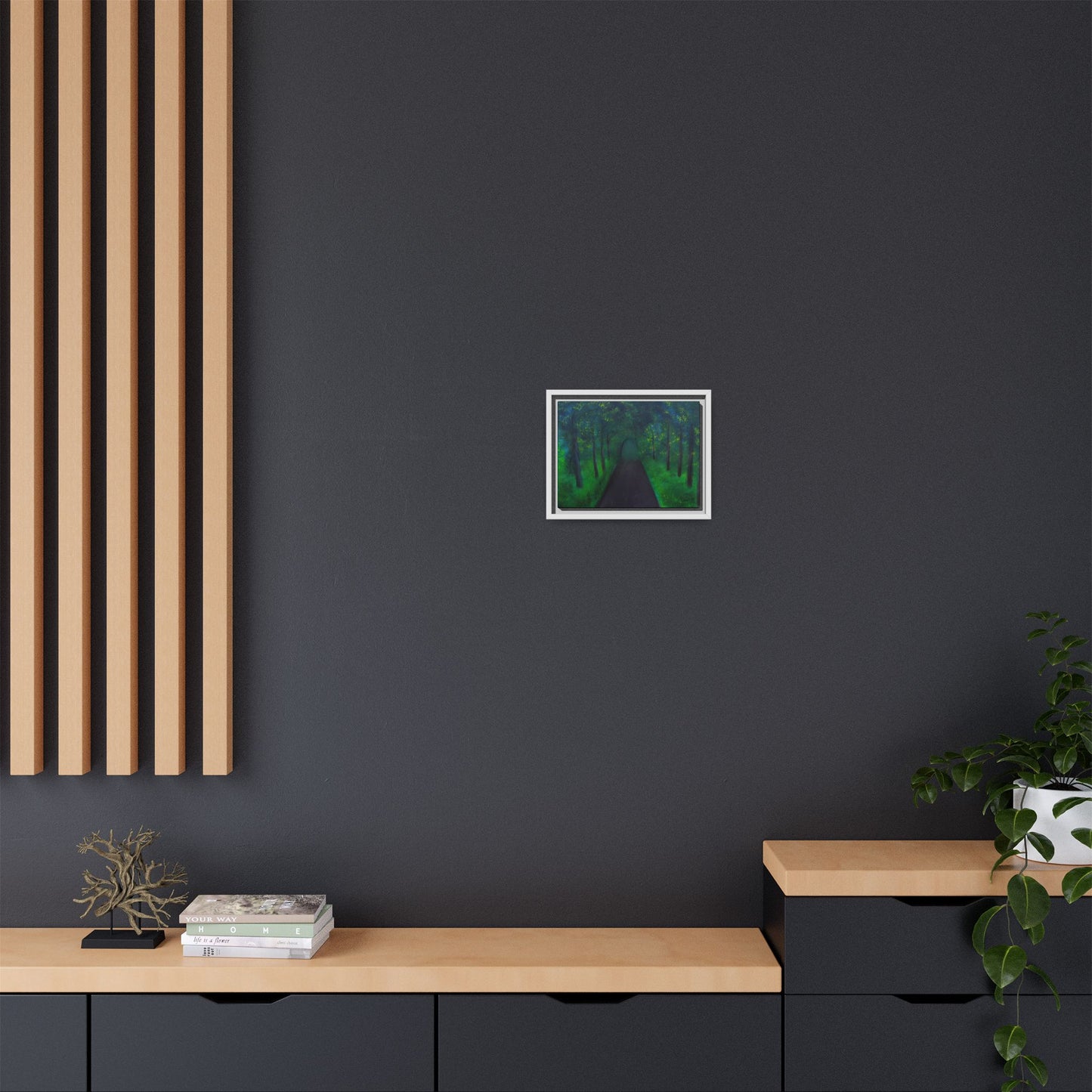 Mystical Forest - Framed Canvas Print