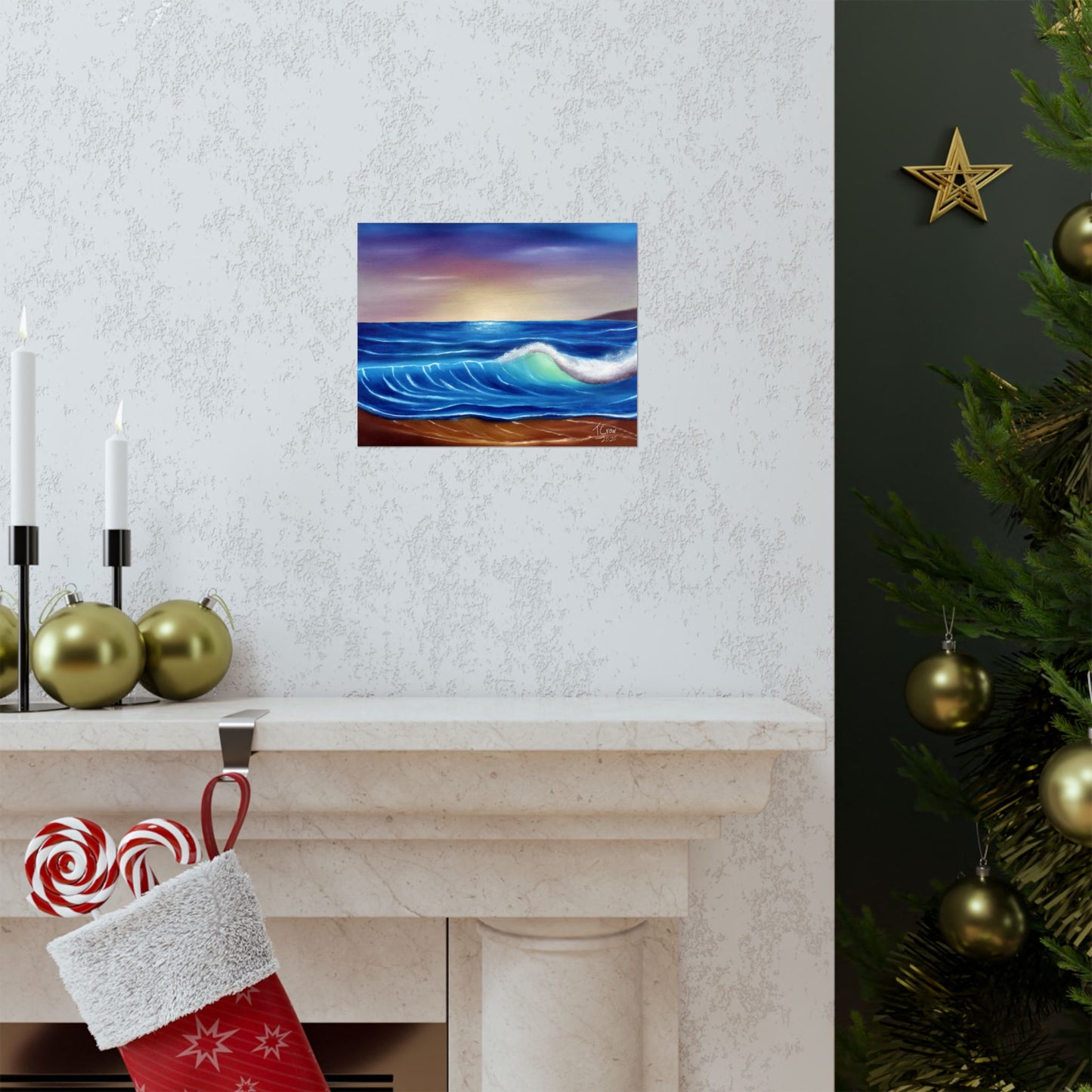 Ocean Wave - Matte Poster Print