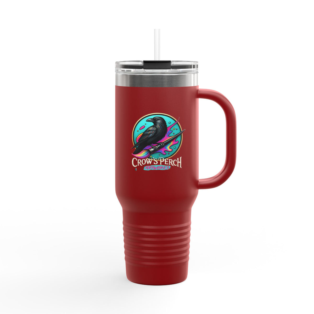 Crow's Perch Artworks Insulated Travel Mug, 40oz