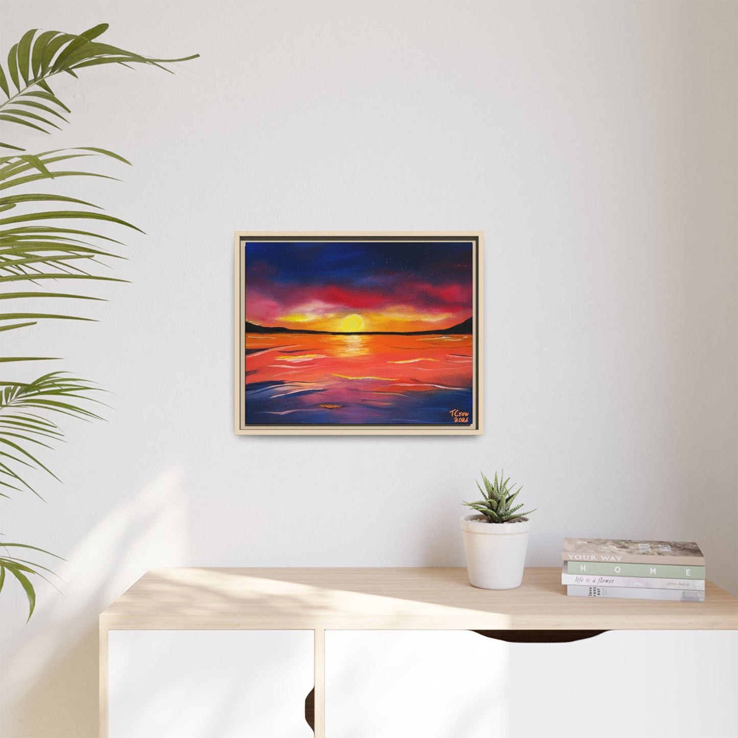 Coastal Dreams - Framed Canvas Print Printify