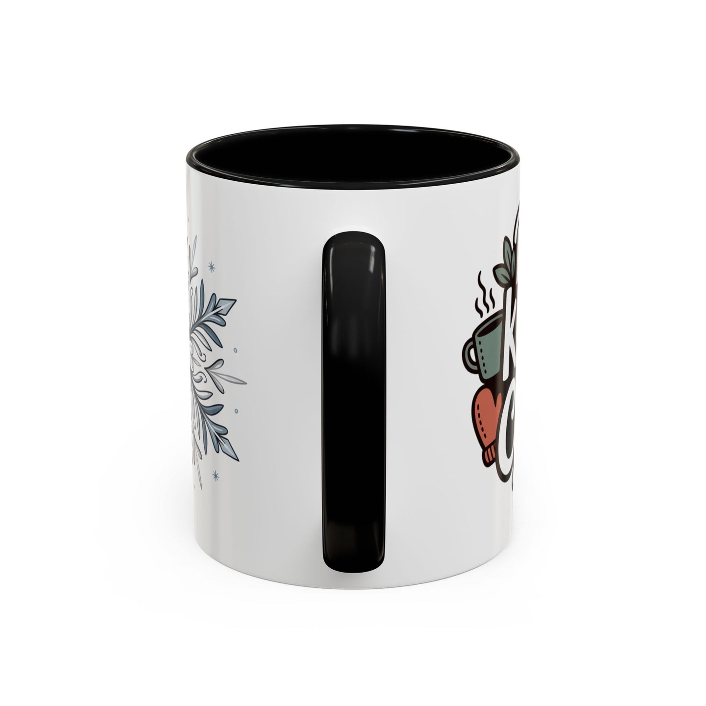 Cozy Winter Accent Coffee Mug - Perfect Gift for Hot Beverage Lovers, Seasonal Decor, Snowflake Design, Winter Mug, Holiday Cheer
