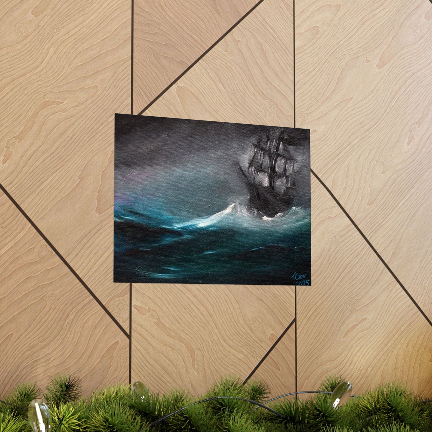 Stormy Seas - Matte Poster Print