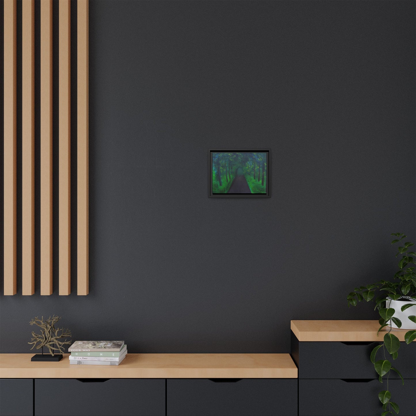 Mystical Forest - Framed Canvas Print