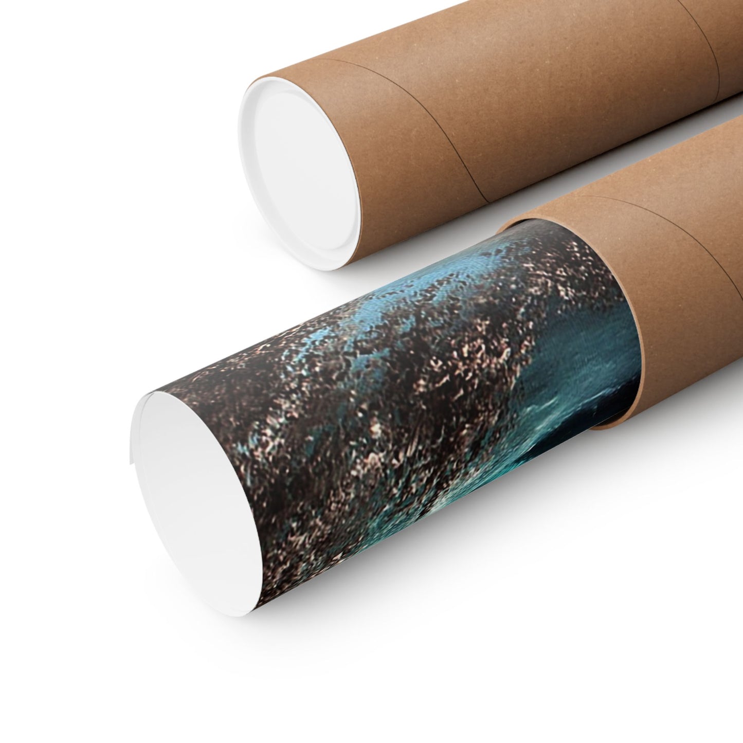 Frozen Sky's Glow - Matte Poster Print