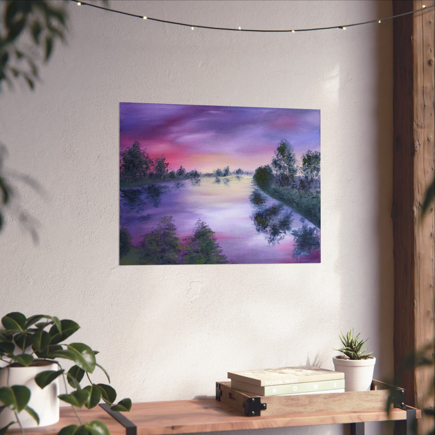 Lavender Lake - Matte Poster Print