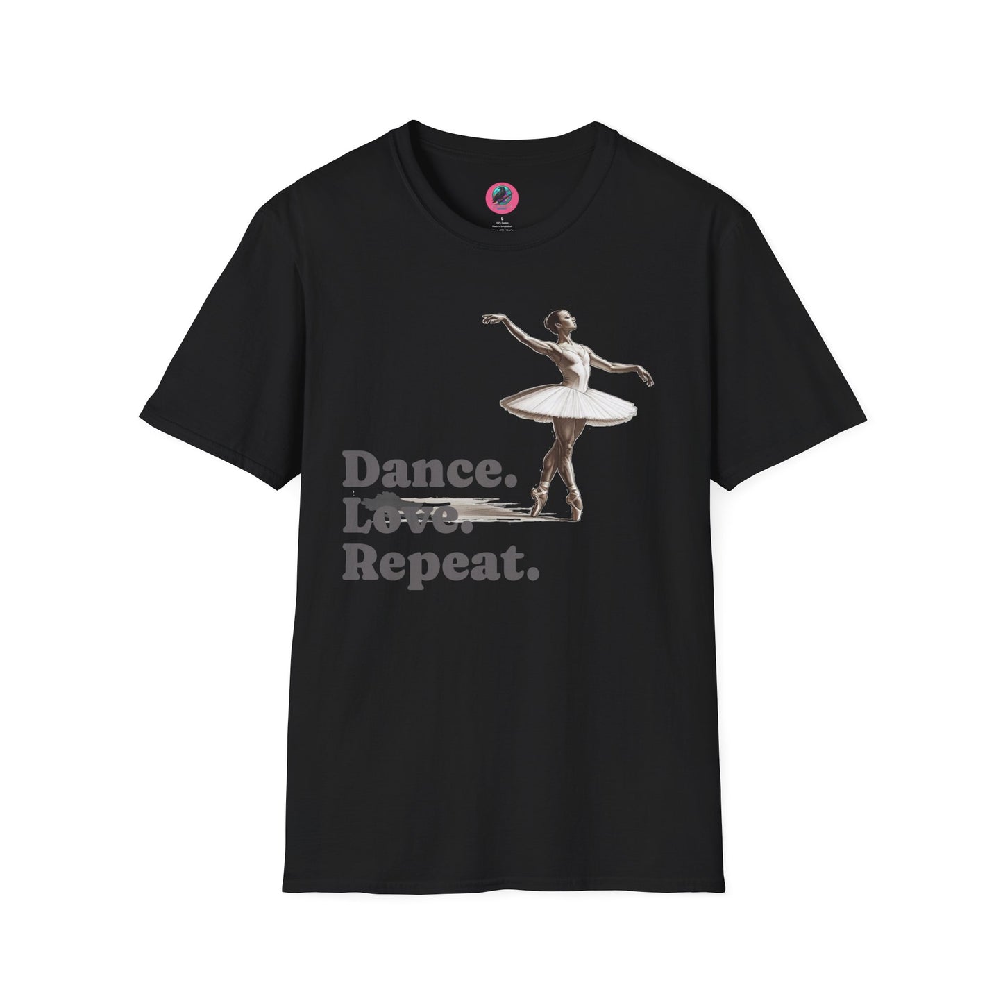 Dance. Love. Repeat. Ballerina Tee