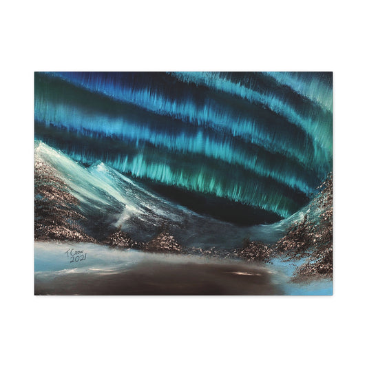 Aurora Borealis Canvas Art - Stretched Wall Decor