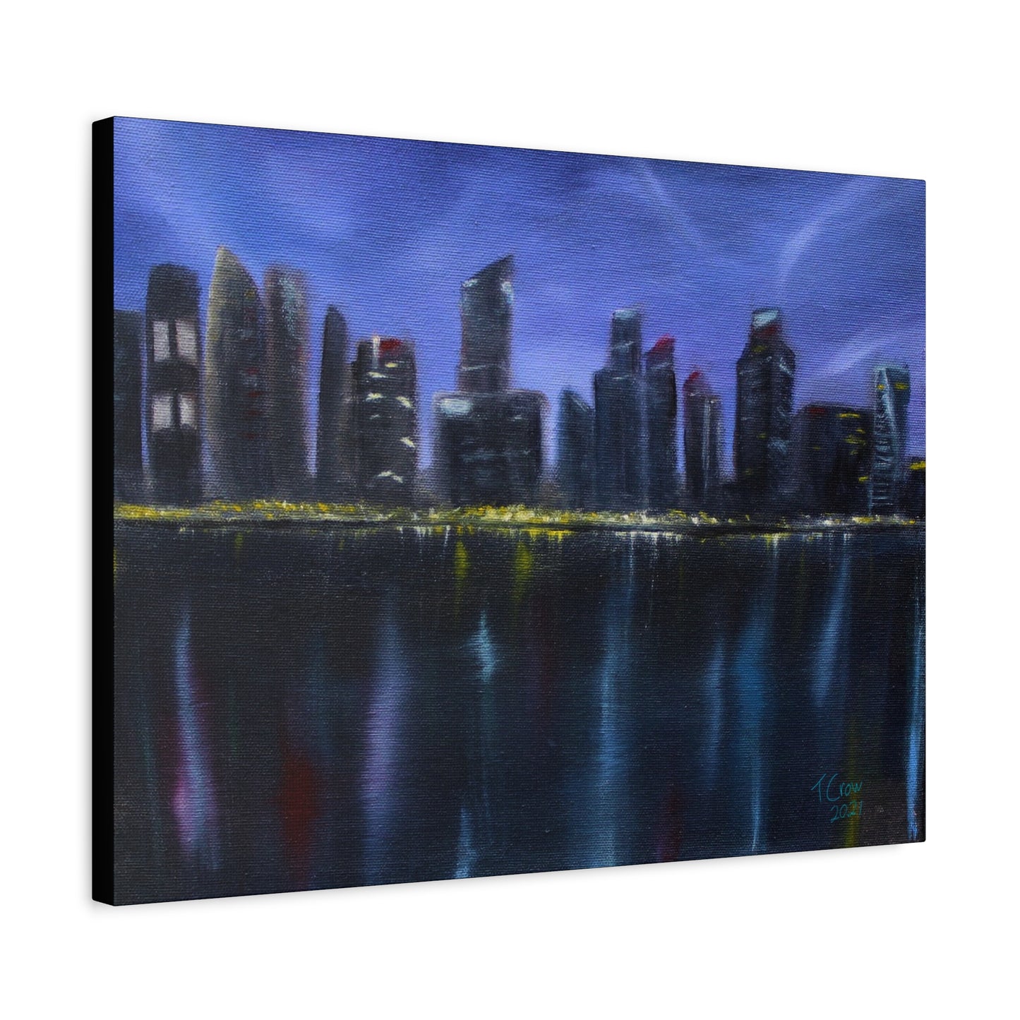 Cityscape Canvas Wall Art - Urban Skyline Decor