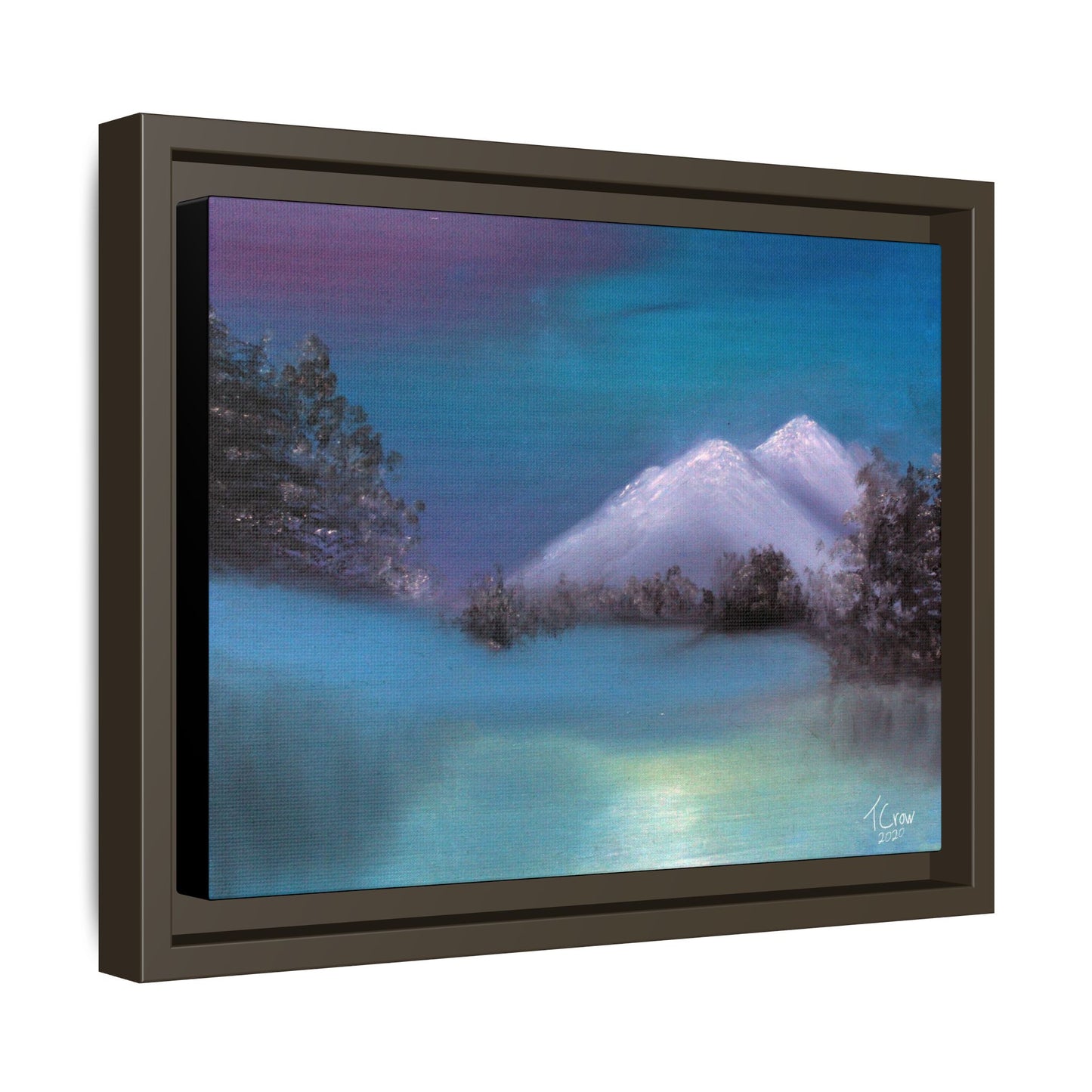 Winter's Light - Framed Canvas Print