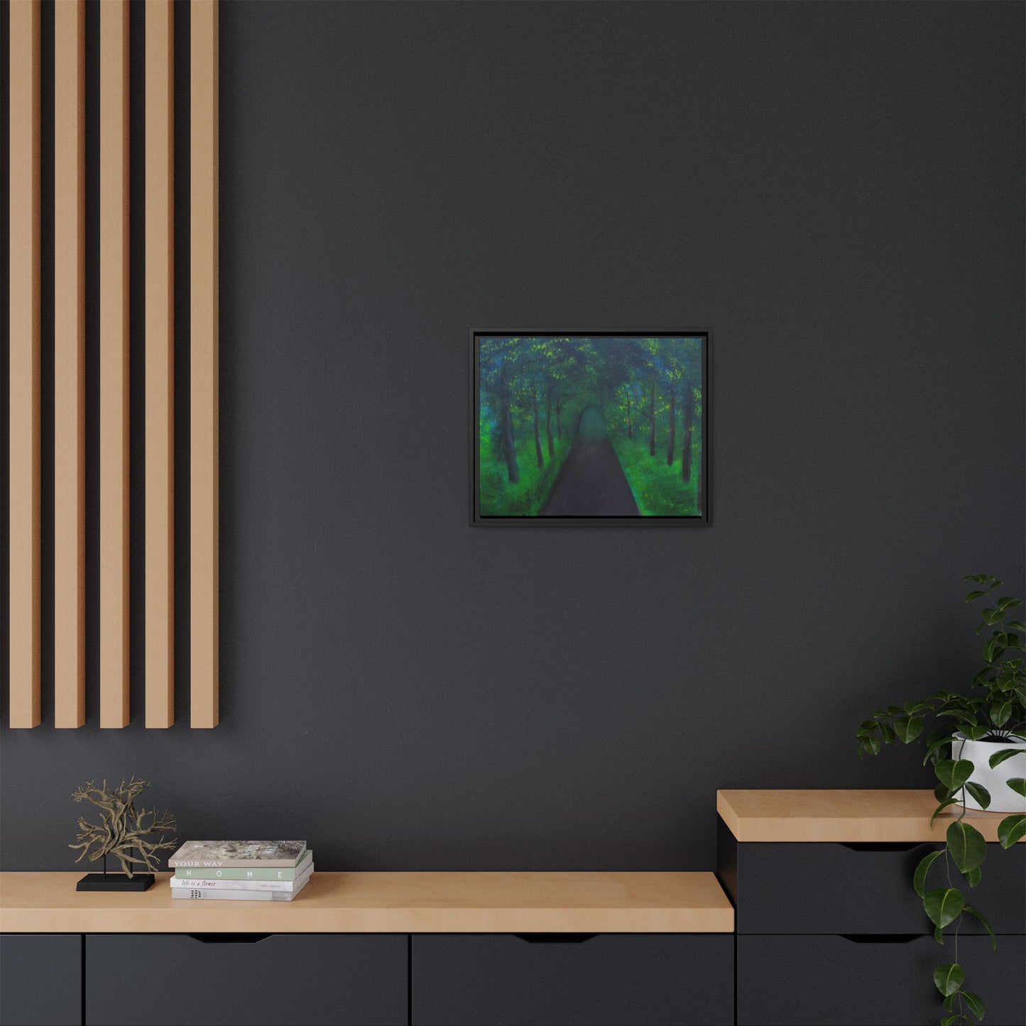 Mystical Forest - Framed Canvas Print