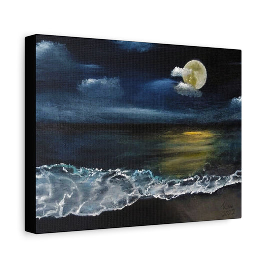 Moonlight Ocean - Canvas Print