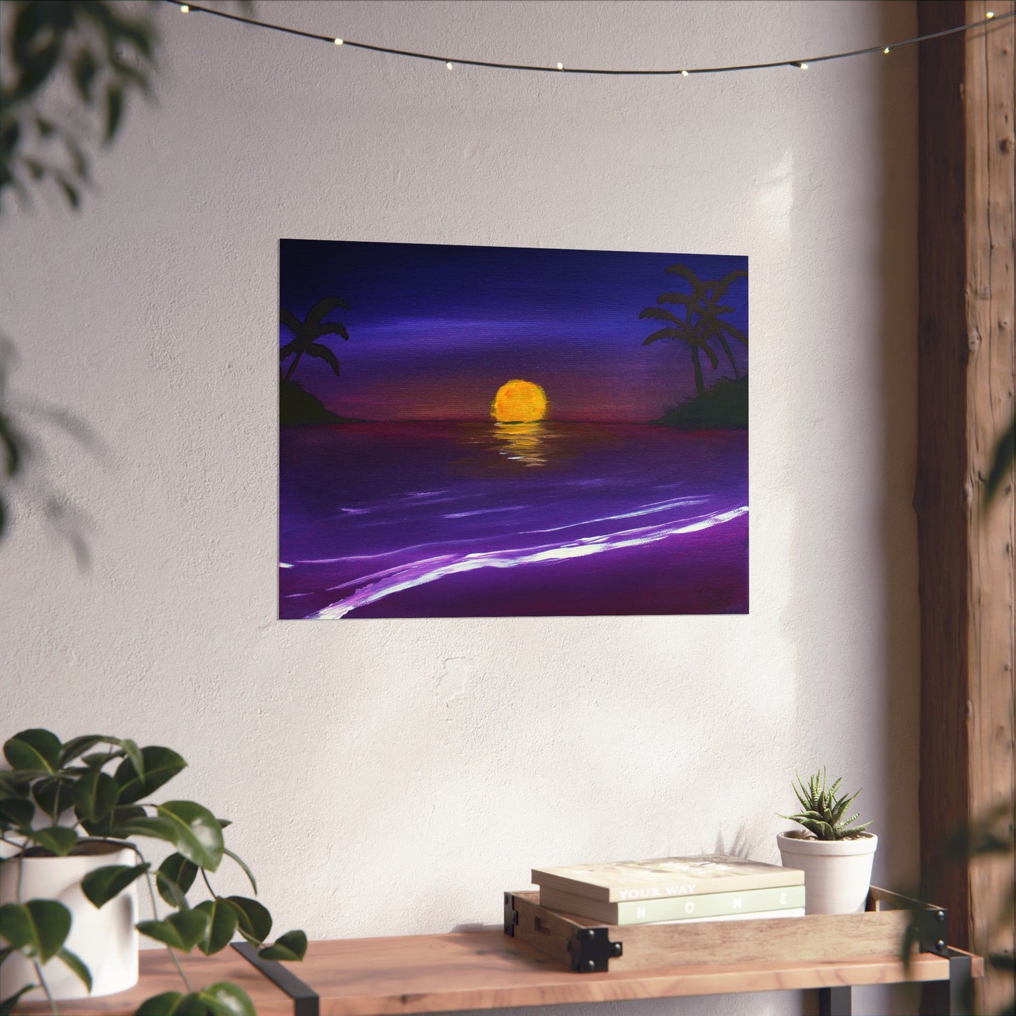 Amethyst Shore - Matte Poster Print