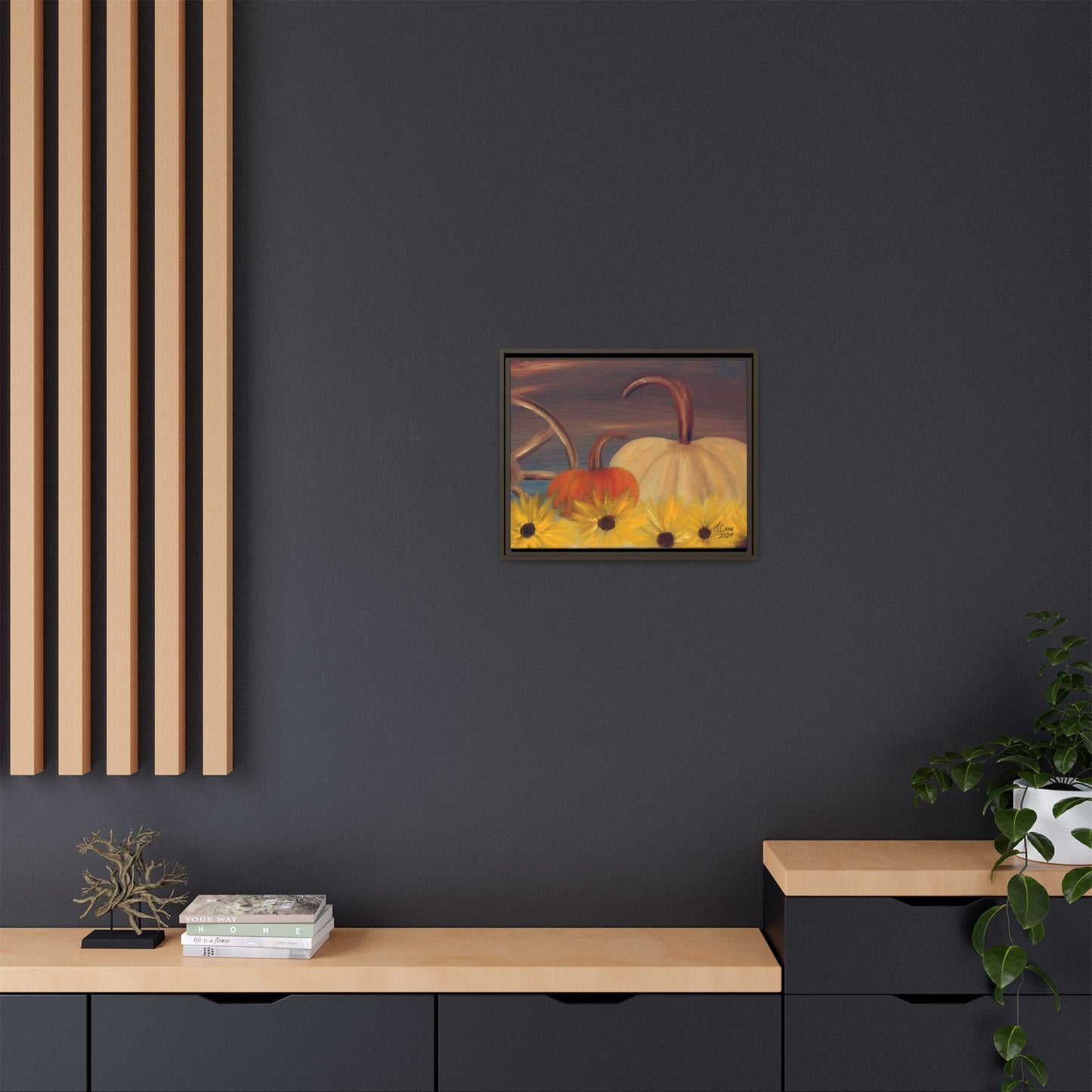 Golden Harvest - Framed Canvas Print