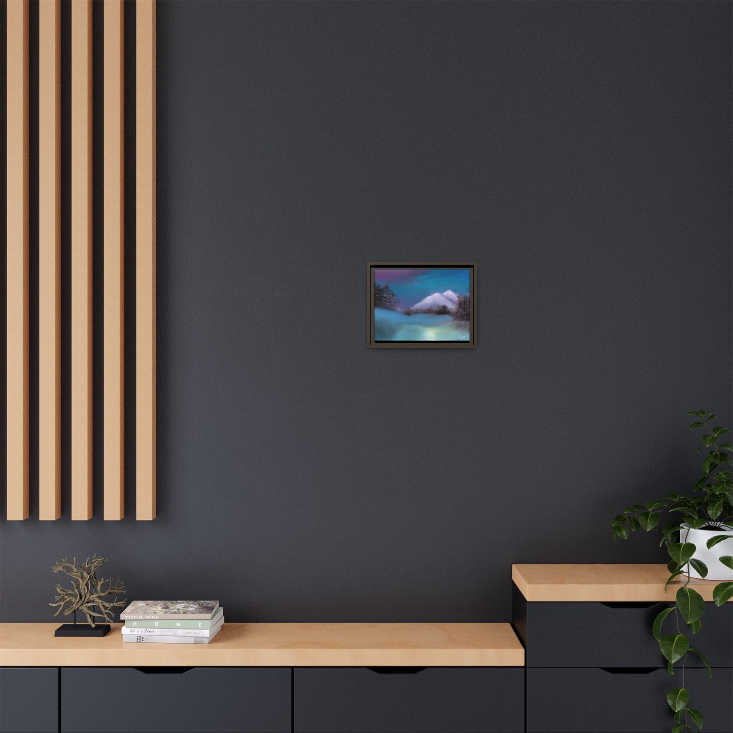 Winter's Light - Framed Canvas Print