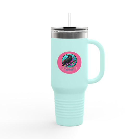 Crow's Perch Artworks Colorful Insulated Travel Mug, 40oz - Perfect for On-the-Go Drinks, Great Gift for Travel Lovers, Ideal for Hot & Cold Beverages, [...]