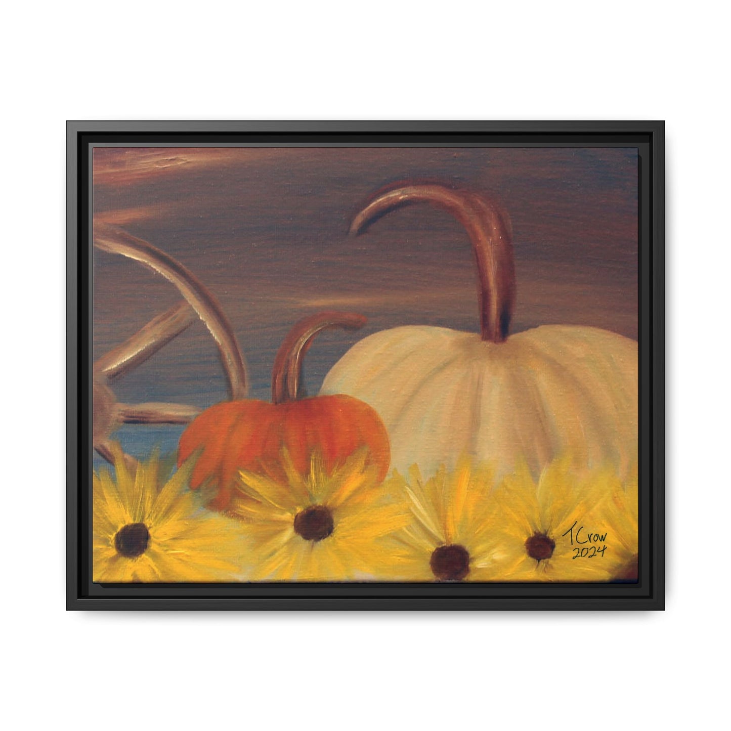 Golden Harvest - Framed Canvas Print