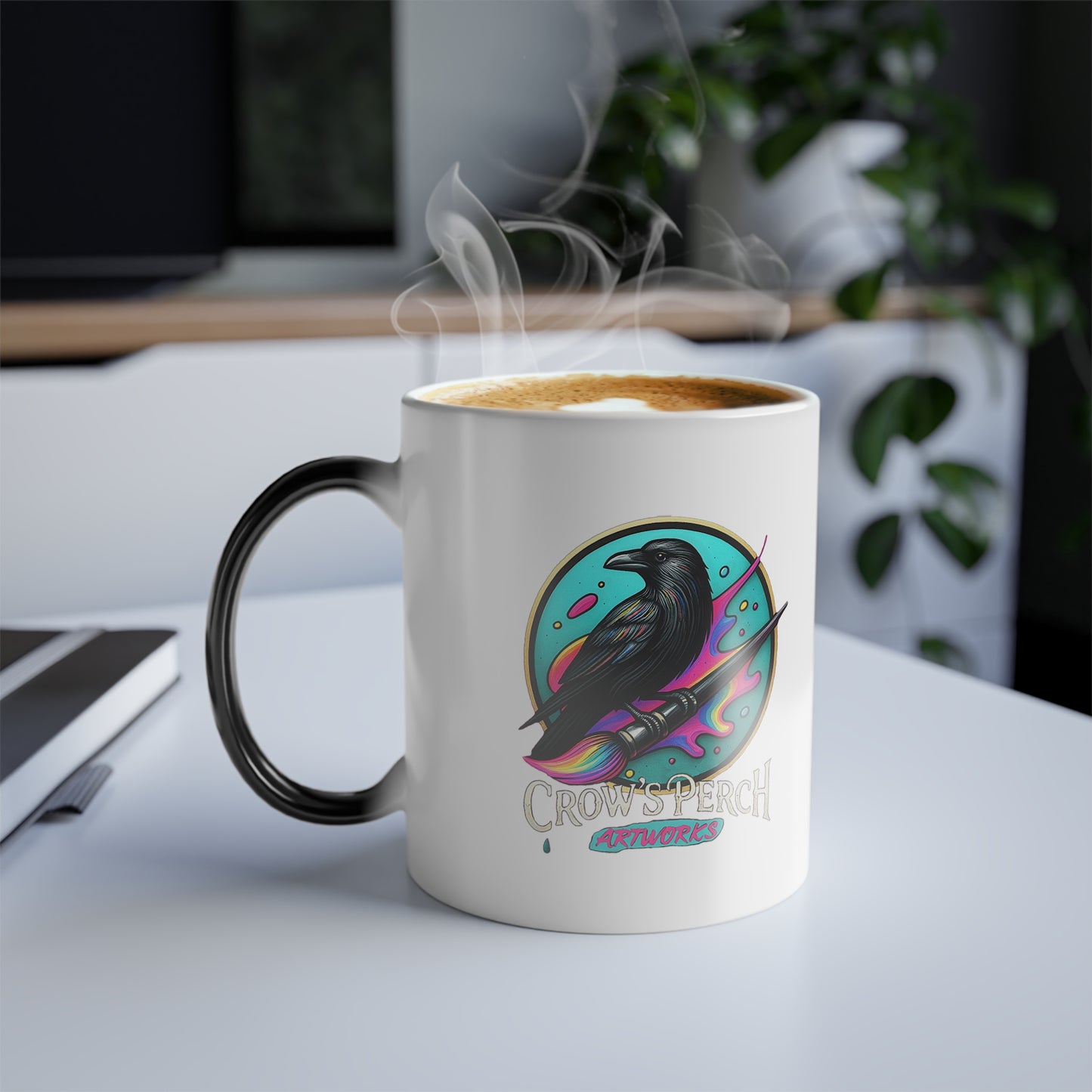 Crow's Perch Artworks Heat-Activated 11oz Coffee Cup Printify