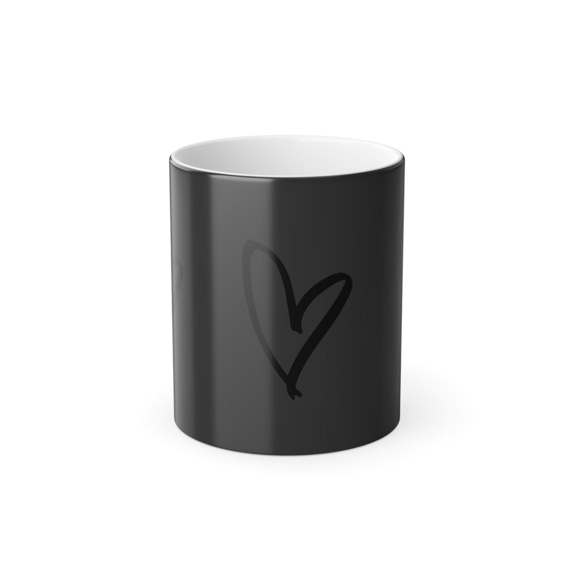 Color-Changing Heart Mug — 11oz Morphing Coffee Cup Printify