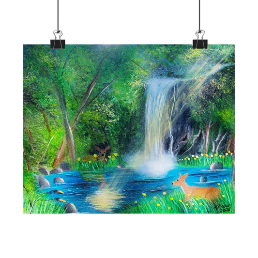 Serene Escape - Matte Poster Print