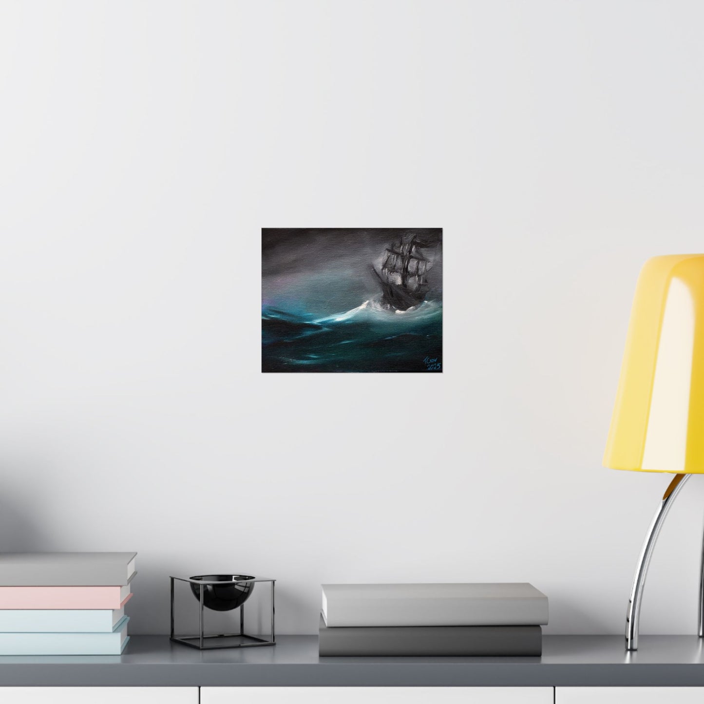 Stormy Seas - Matte Poster Print