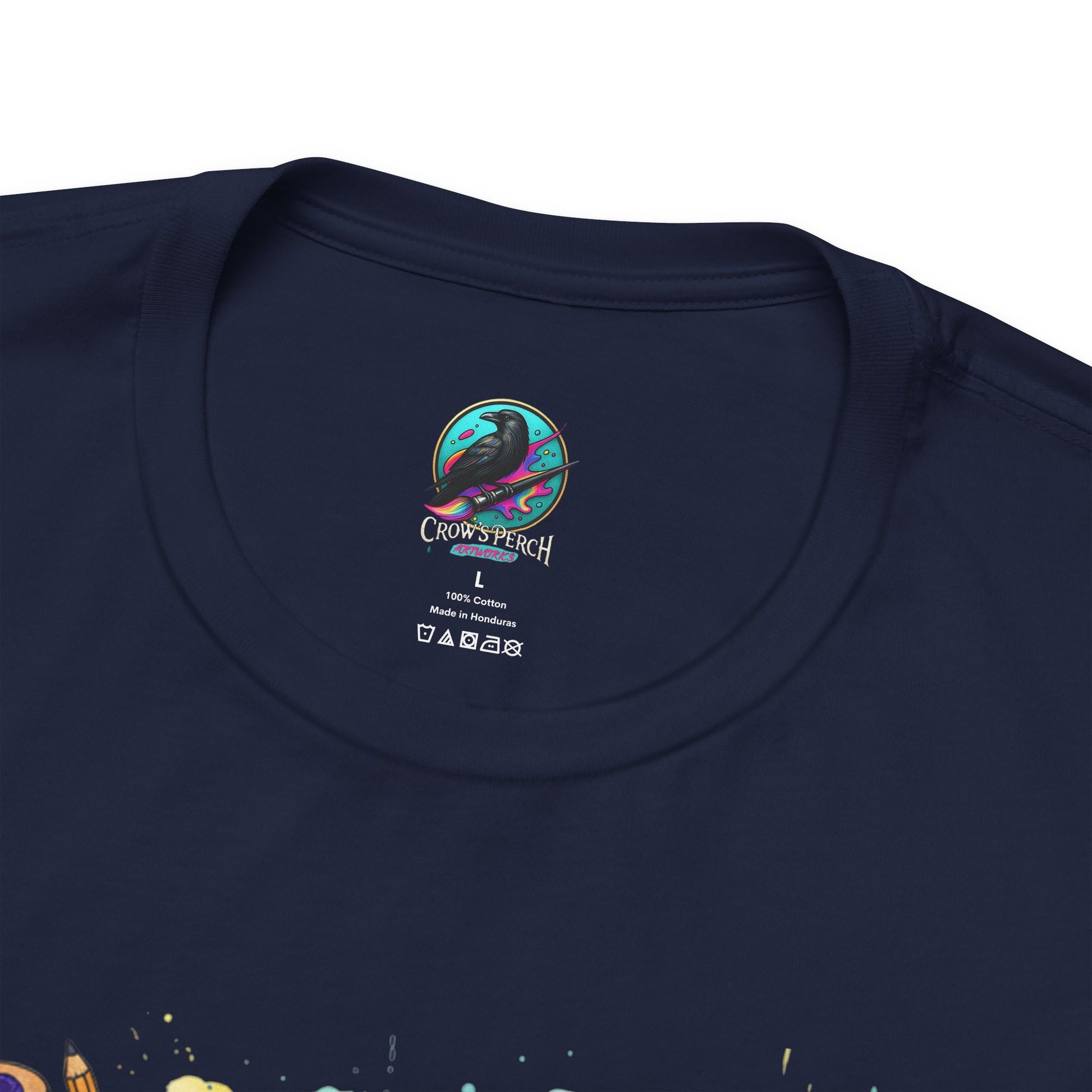 Professional Overthinker T-Shirt - Colorful Watercolor Graphic Tee Printify