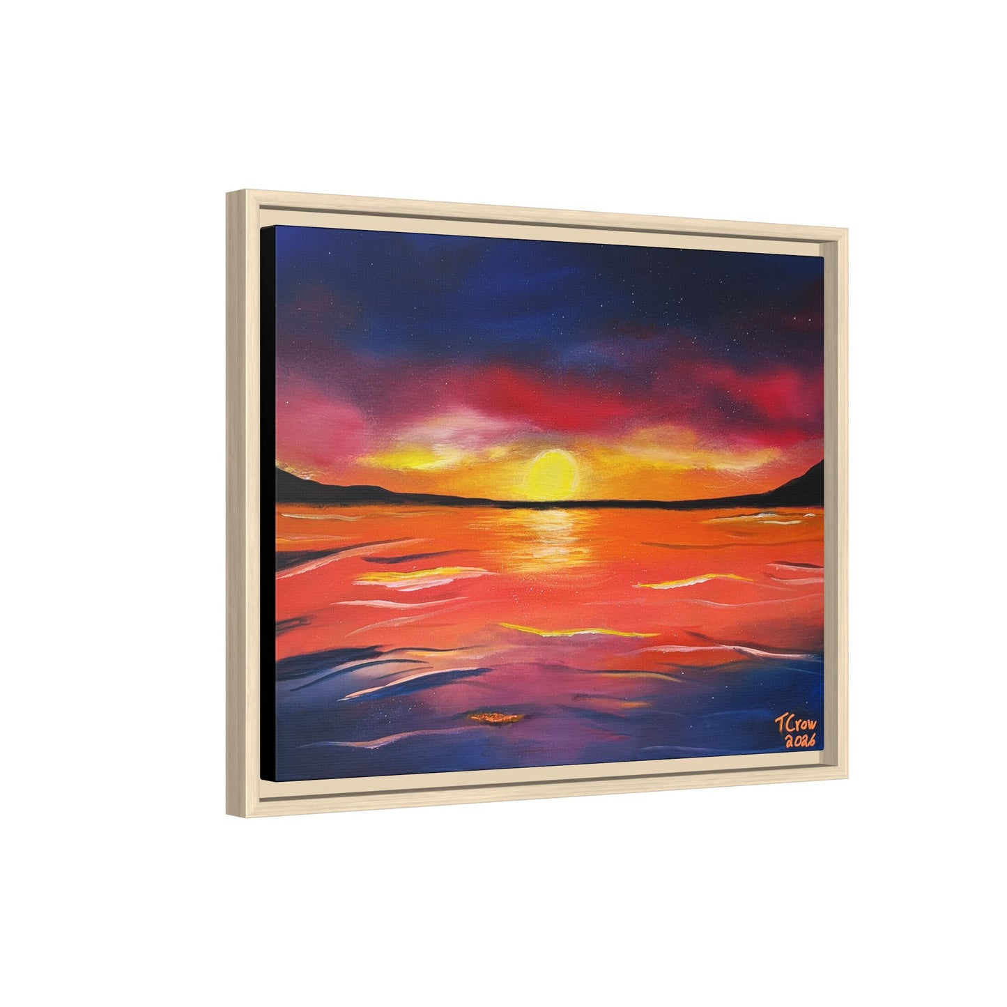 Coastal Dreams - Framed Canvas Print Printify