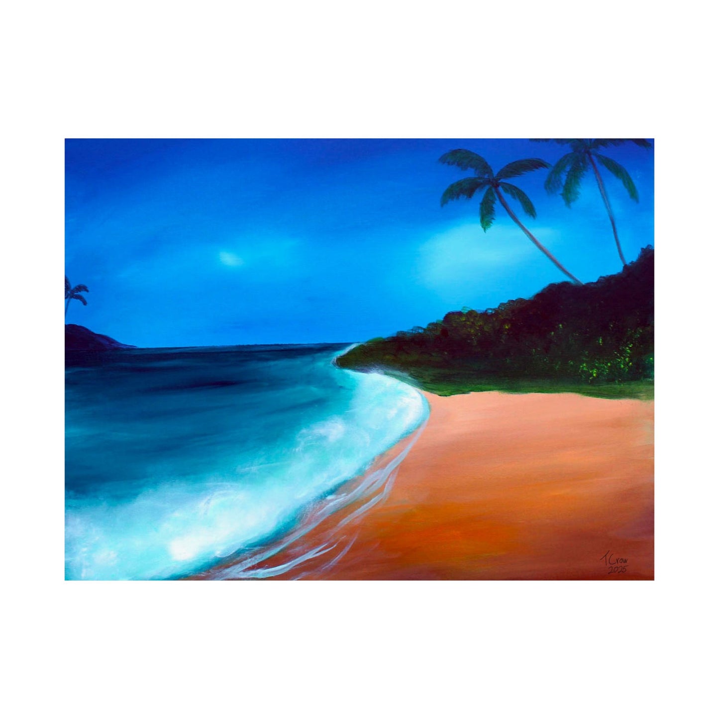 Sunlit Tide - Matte Poster Print