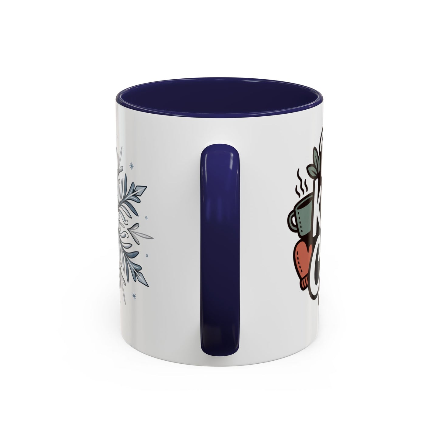 Cozy Winter Accent Coffee Mug - Perfect Gift for Hot Beverage Lovers, Seasonal Decor, Snowflake Design, Winter Mug, Holiday Cheer