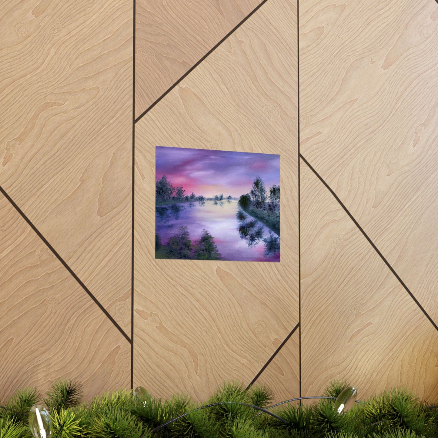 Lavender Lake - Matte Poster Print