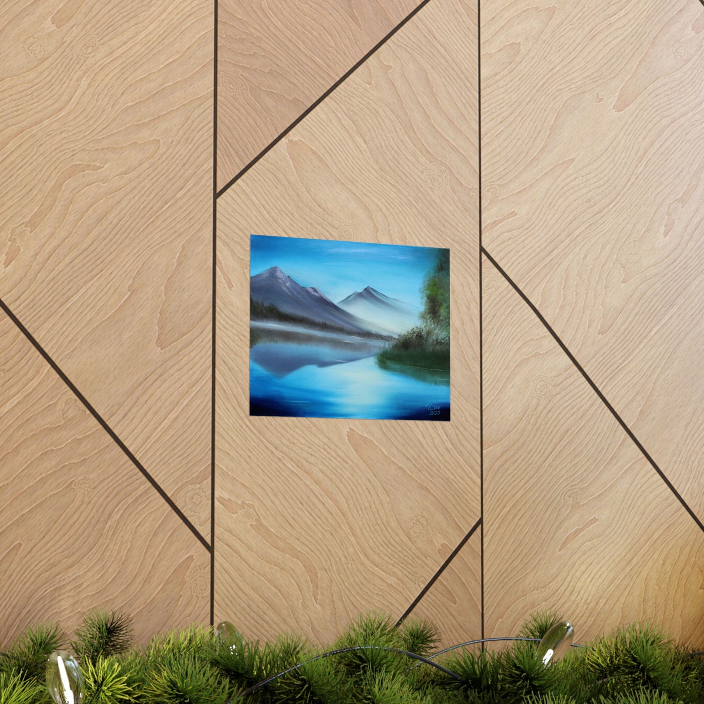 Mirror of the Mountains - Matte Poster Print