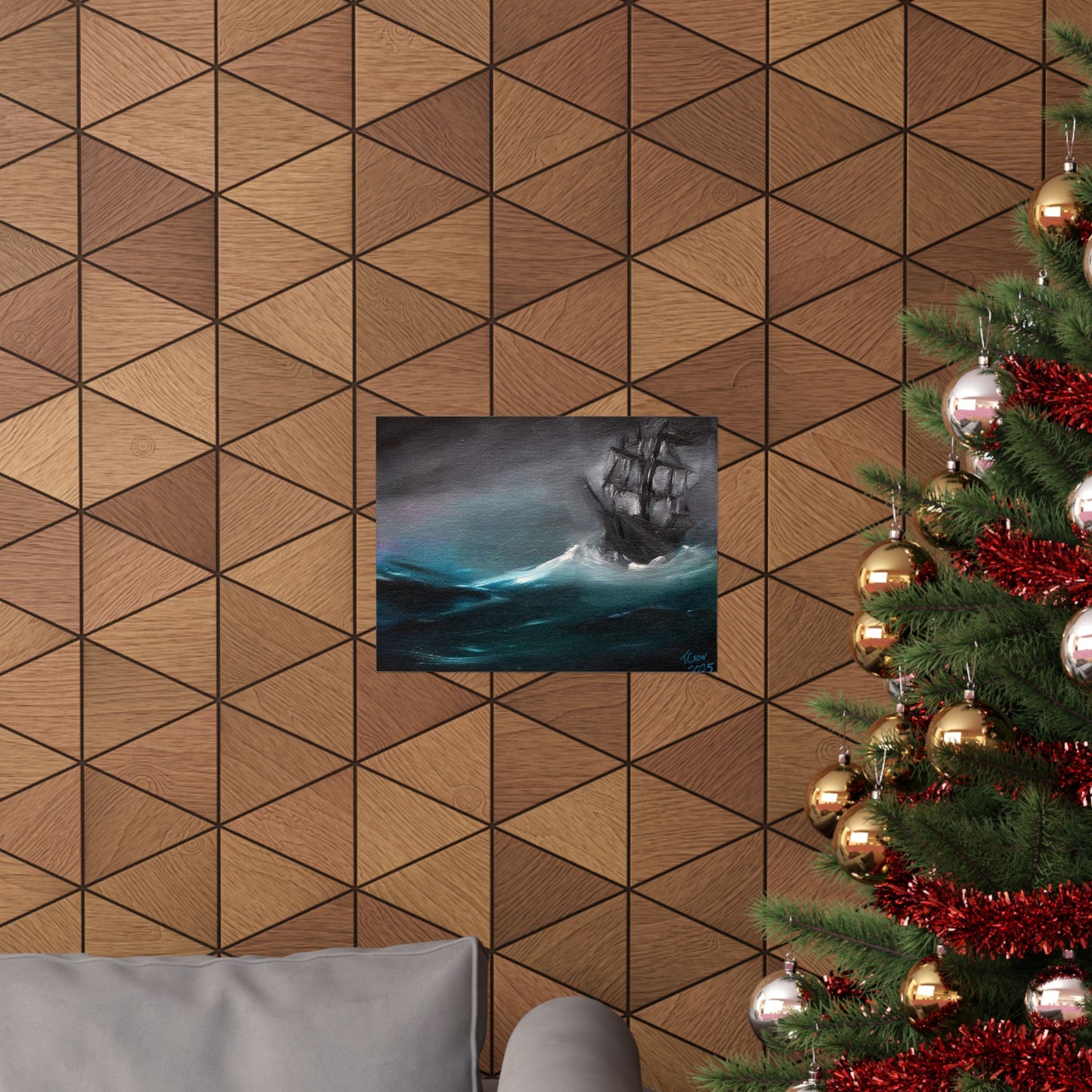 Stormy Seas - Matte Poster Print