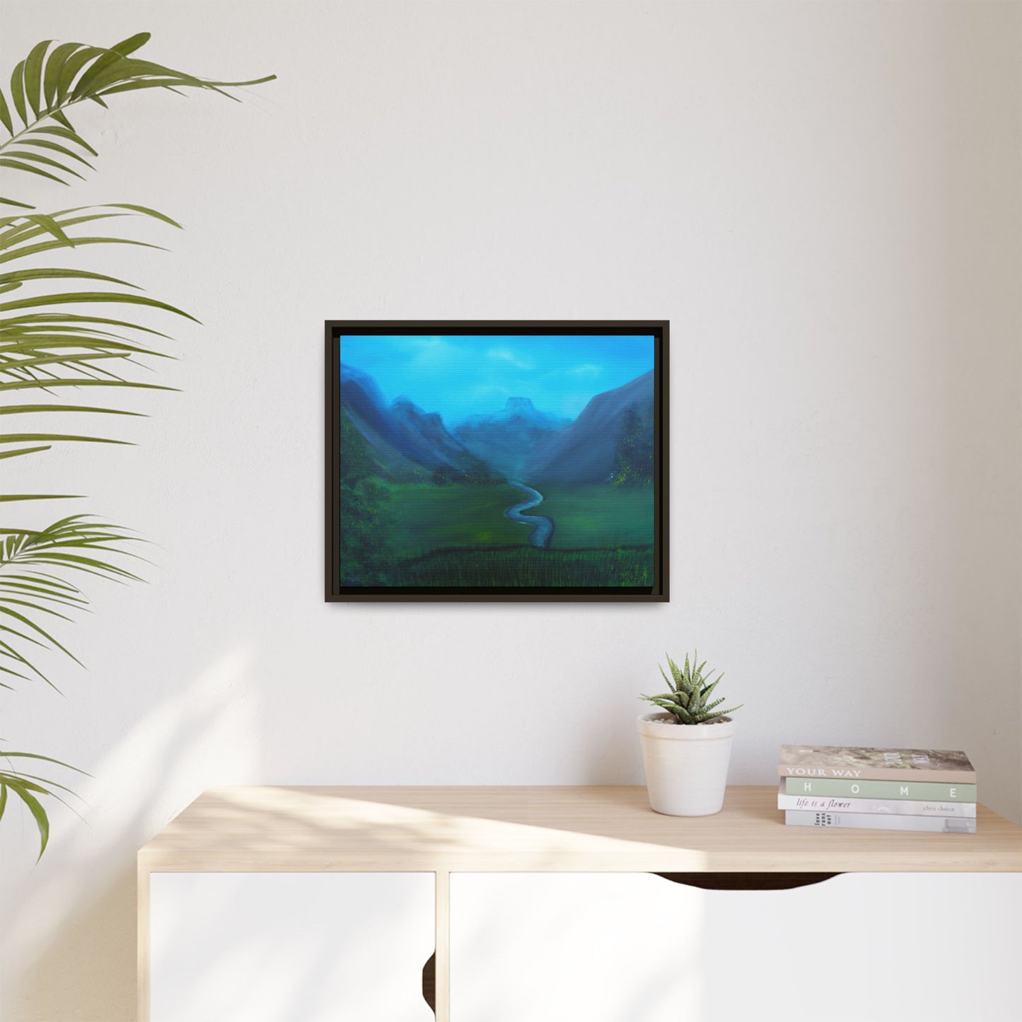 Whispers of the Valley - Framed Canvas Print