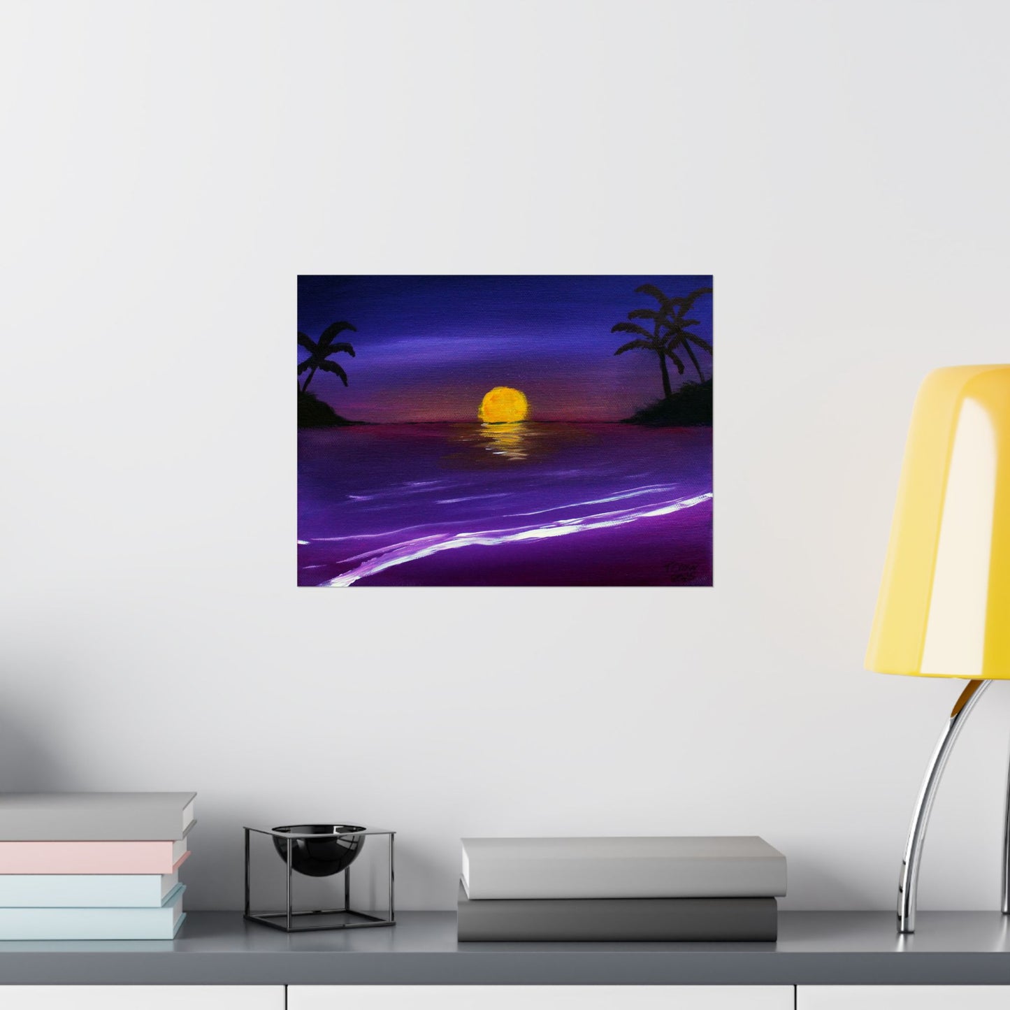 Amethyst Shore - Matte Poster Print
