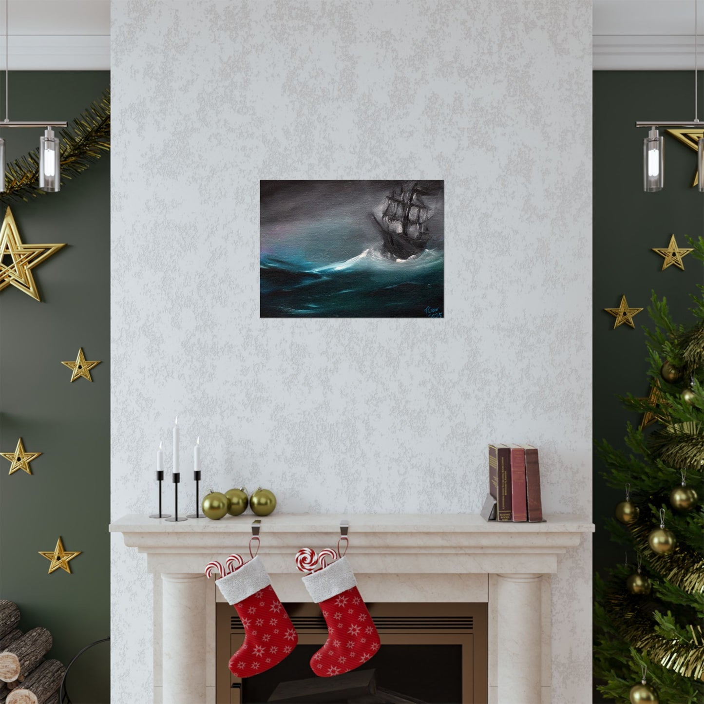 Stormy Seas - Matte Poster Print