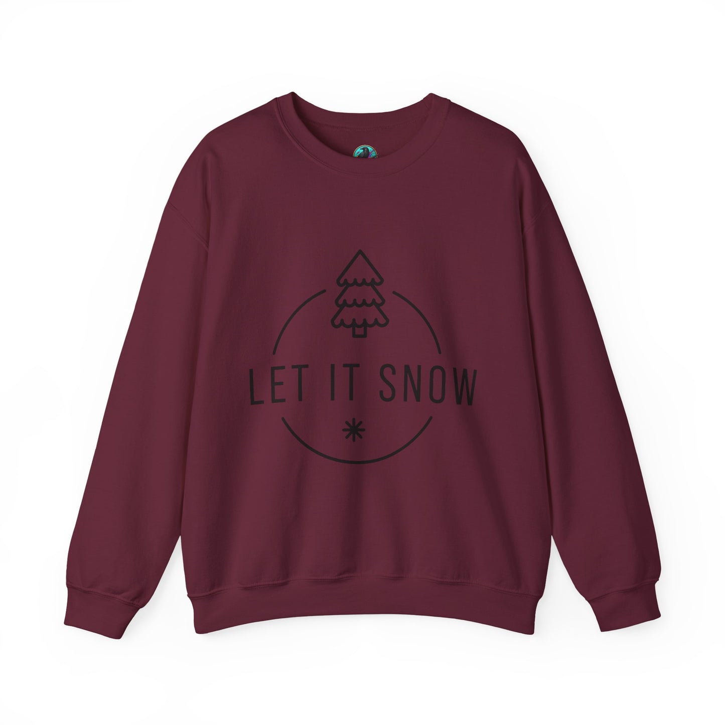 Cozy Holiday Sweatshirt - Let It Snow, Christmas Gift, Winter Apparel, Unisex Crewneck, Festive Outfit, Gift for Her