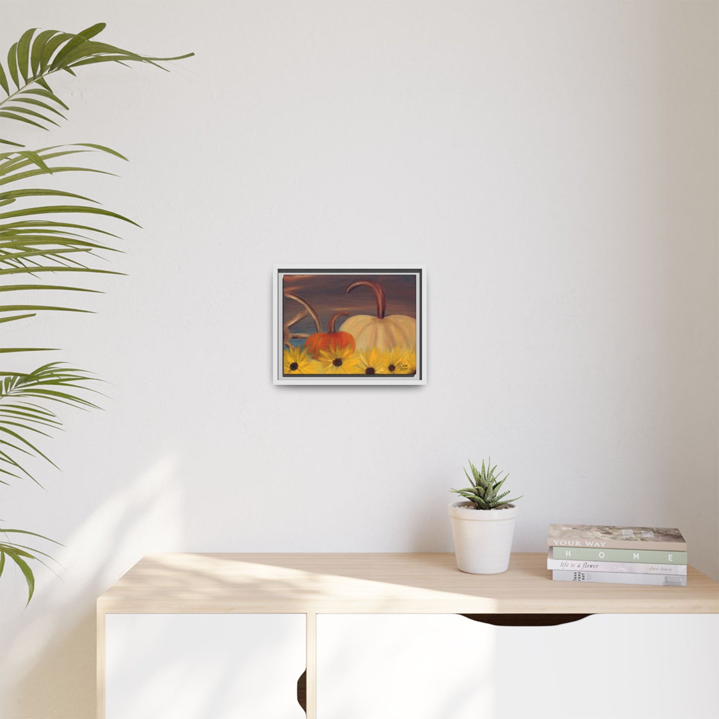 Golden Harvest - Framed Canvas Print