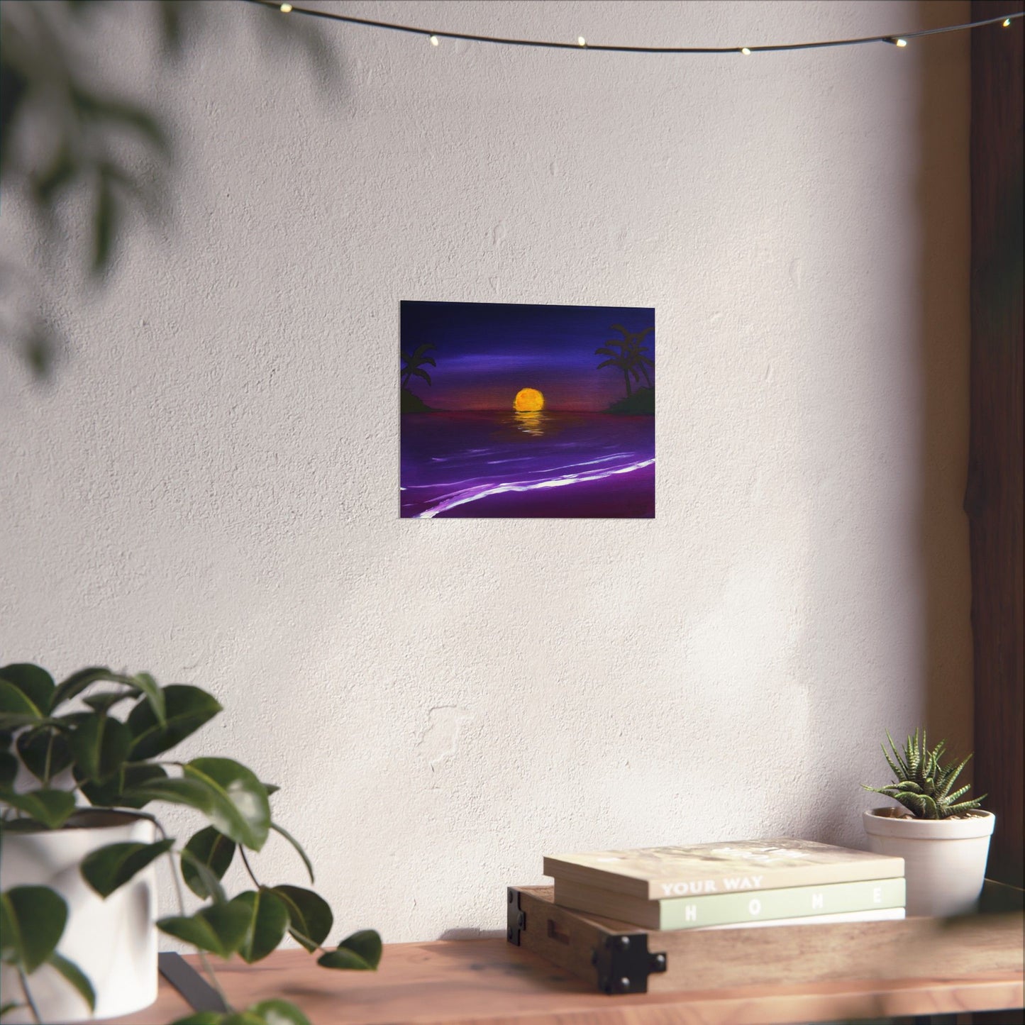Amethyst Shore - Matte Poster Print