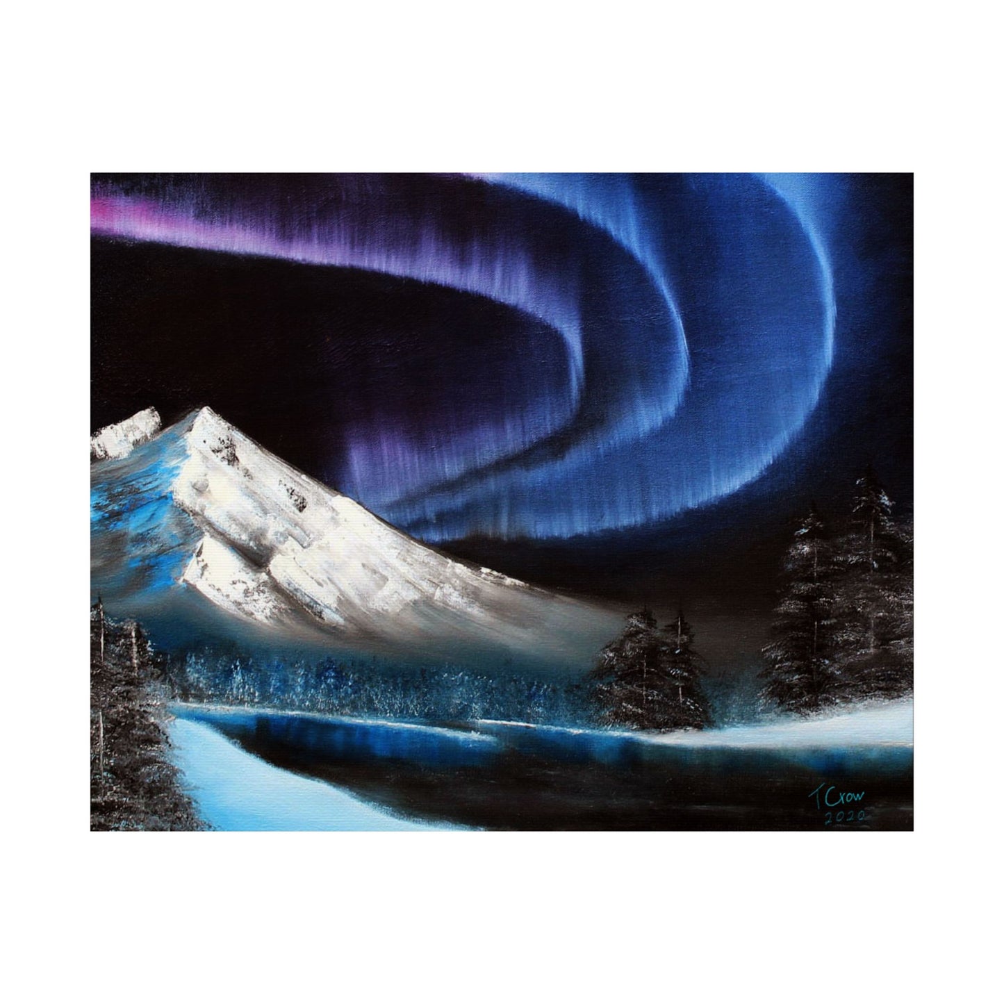Beneath the Violet Sky - Matte Poster Print