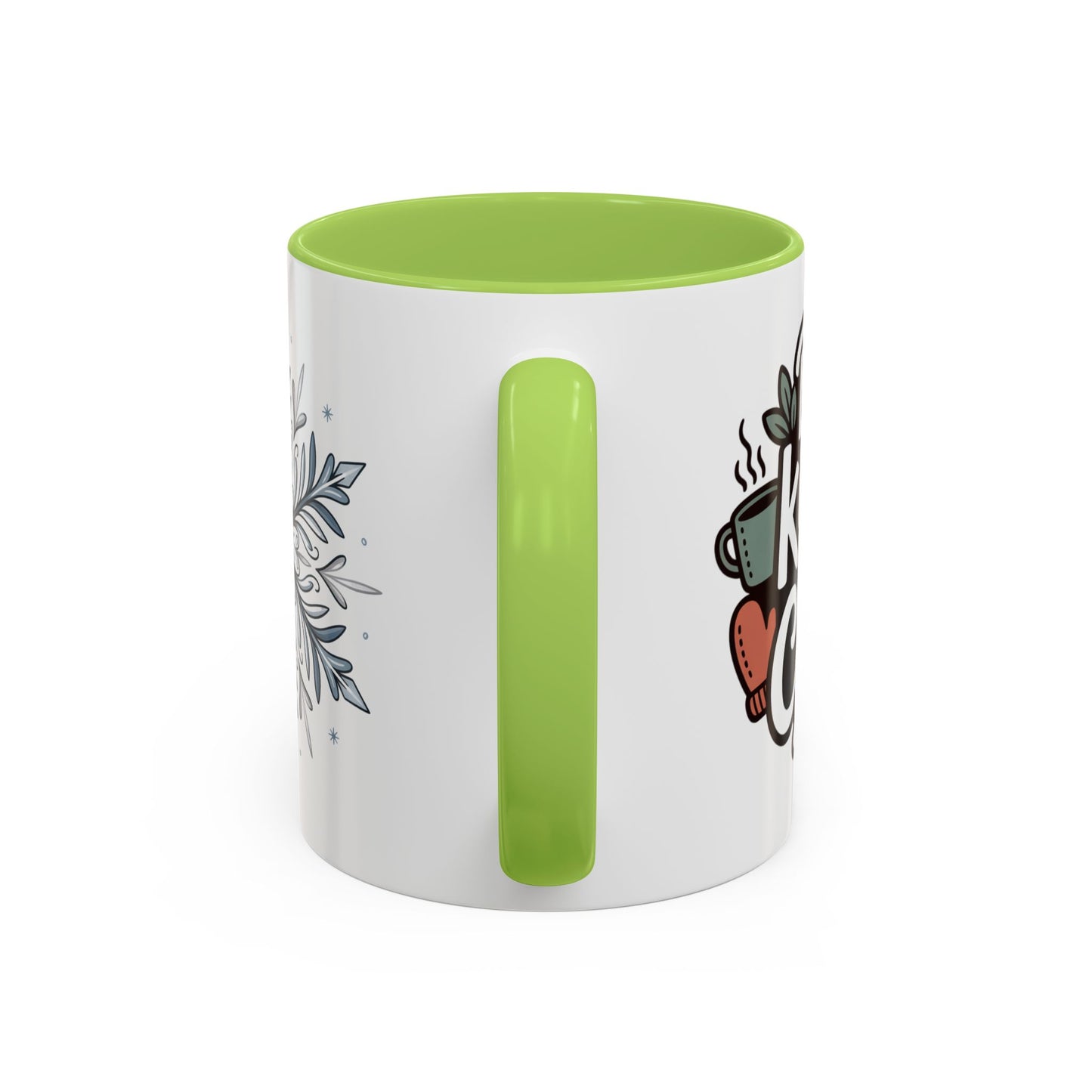 Cozy Winter Accent Coffee Mug - Perfect Gift for Hot Beverage Lovers, Seasonal Decor, Snowflake Design, Winter Mug, Holiday Cheer